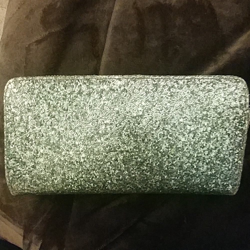 Turquoise sparkle wallet